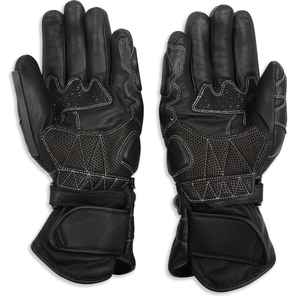 Spada Enforcer Waterproof CE Leather Gloves Black  - FREE UK Shipping, FREE 365 Day Returns | Moto Central