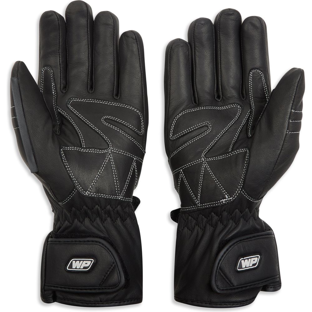 Spada Storm Waterproof CE Leather Gloves Black - FREE UK Shipping, FREE 365 Day Returns | Moto Central