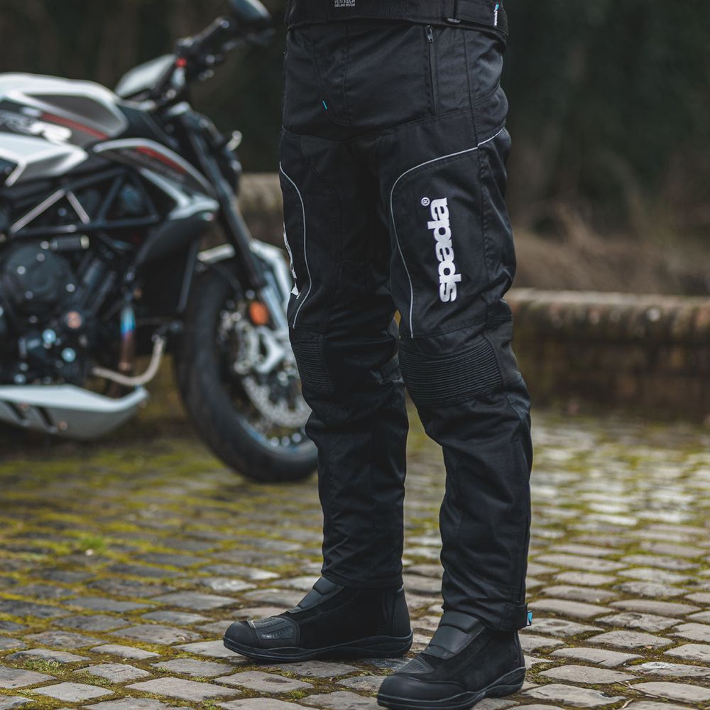 Spada Air Pro Seasons CE Textile Trouser Black - FREE UK Shipping, FREE 365 Day Returns | Moto Central