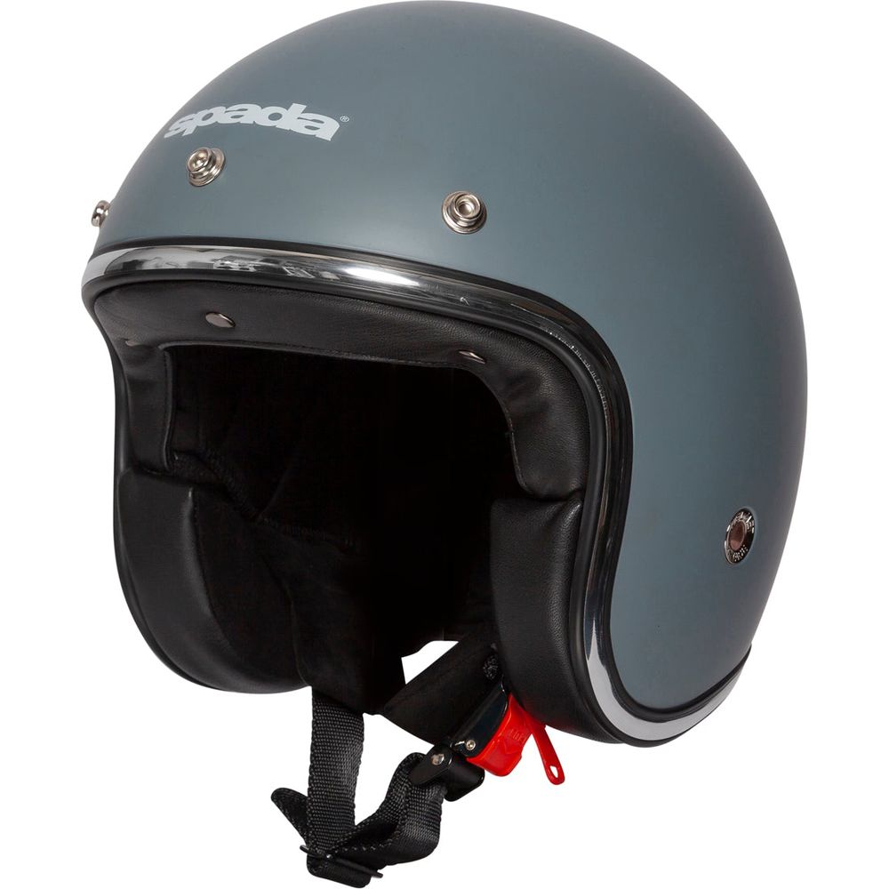 Spada Classic Plain Open Face Helmet Matt Grey