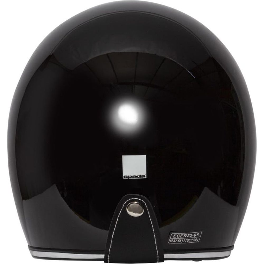 Spada Classic Plain Open Face Helmet Gloss Black