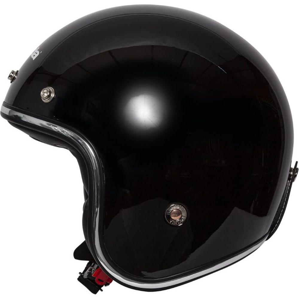 Spada Classic Plain Open Face Helmet Gloss Black