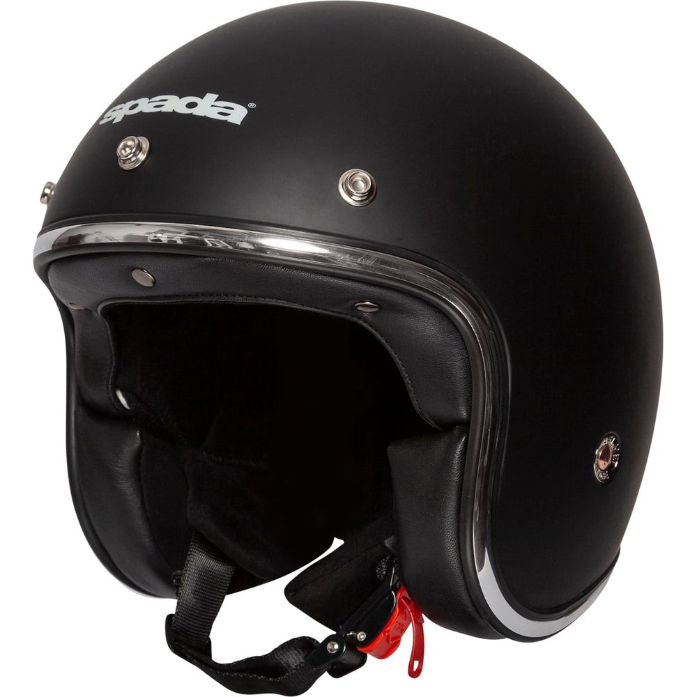 Spada Classic Plain Open Face Helmet Matt Black