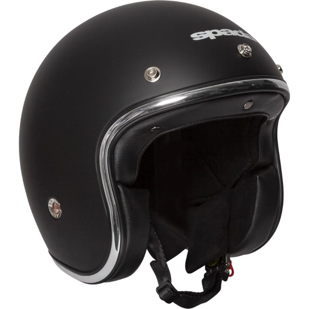 Spada Classic Plain Open Face Helmet Matt Black