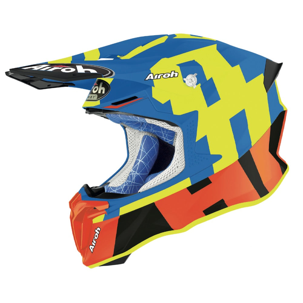 Airoh Twist 2.0 Frame Motocross Helmet Matt Azure