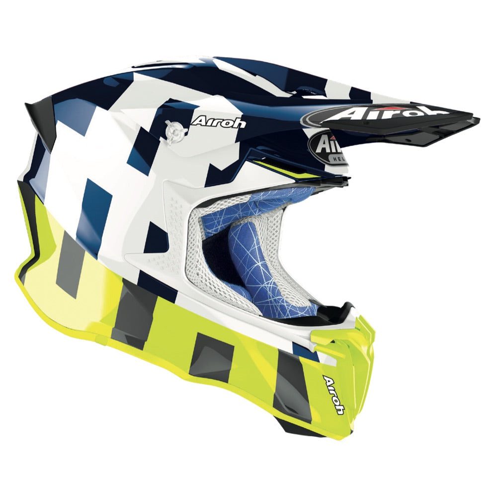 Airoh Twist 2.0 Frame Motocross Helmet Gloss Blue