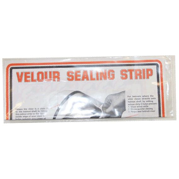 Bob Heath Visor Sealing Strip Black - Pack Of 4