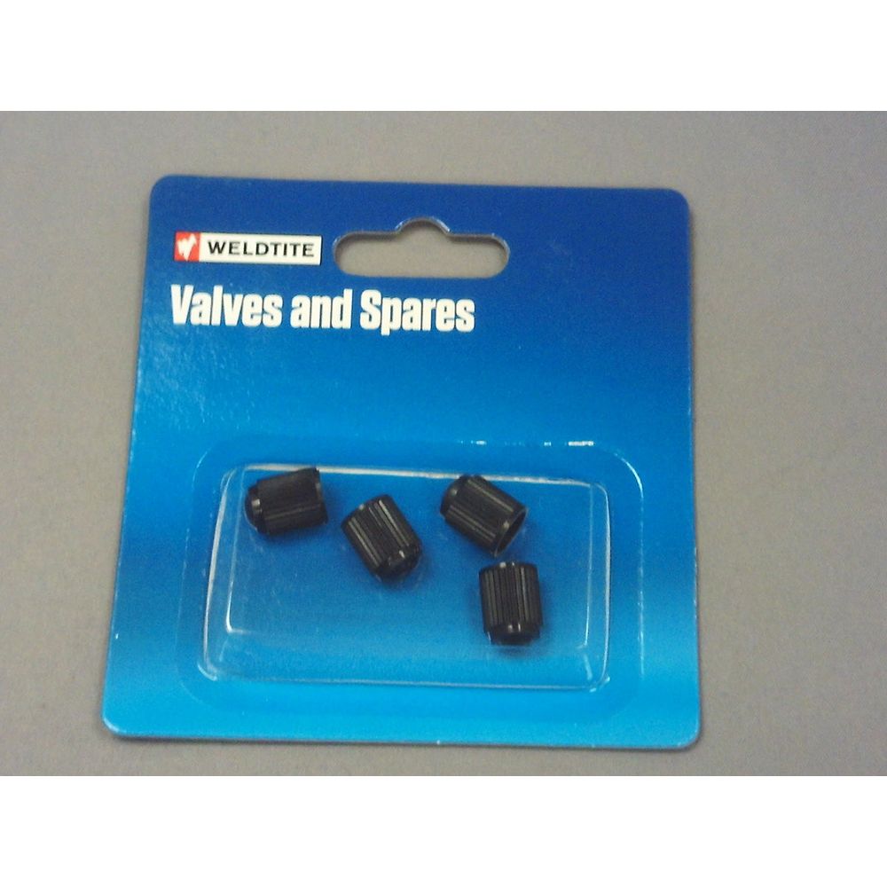 Weldtite Valve Caps 05005 Schrader Type Plastic - Pack Of 4