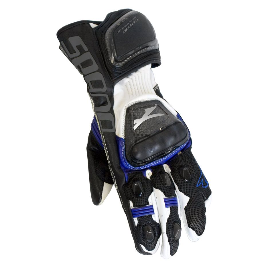 Spada Elite Leather Gloves Blue