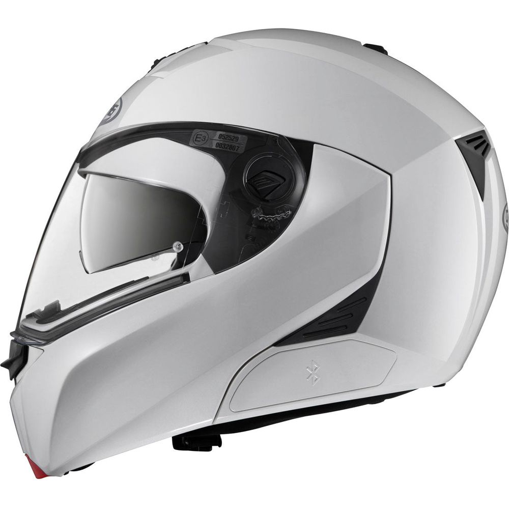 Caberg Modus Plain Flip-Up Helmet Metal White  - FREE UK Shipping, FREE 365 Day Returns | Moto Central