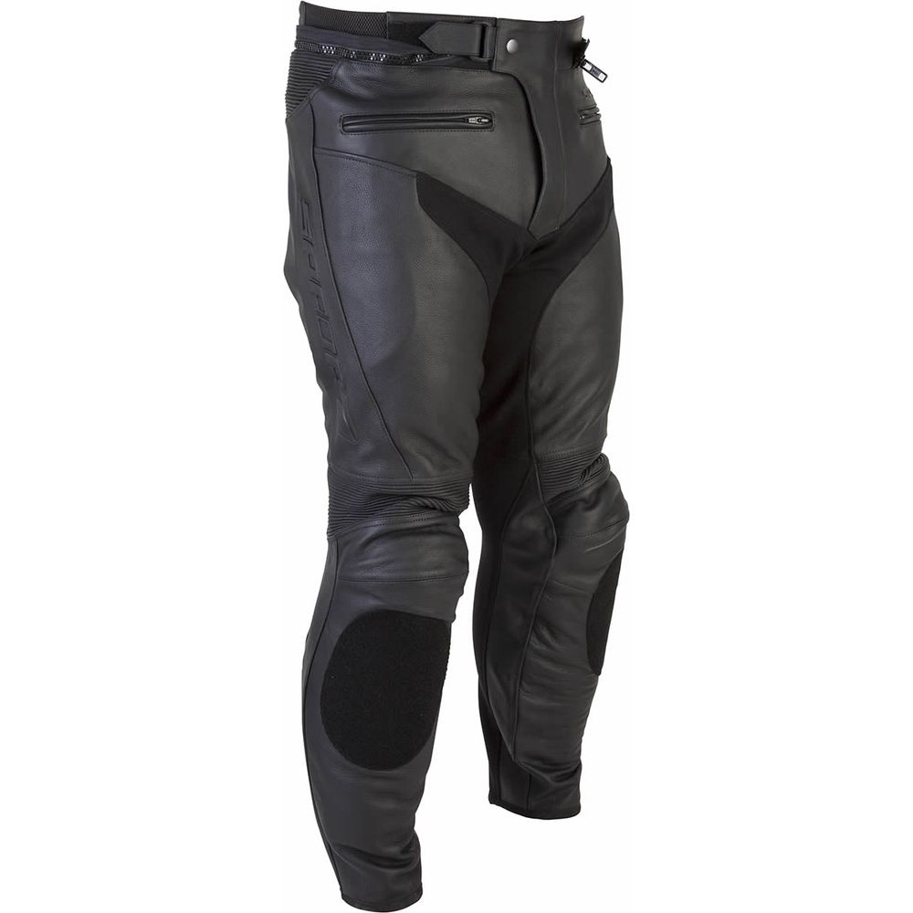 Spada Nero Leather Trouser Black