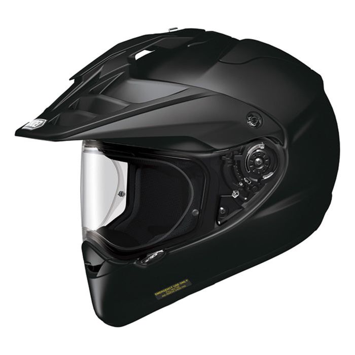 Shoei Hornet ADV Plain Full Face Helmet Black