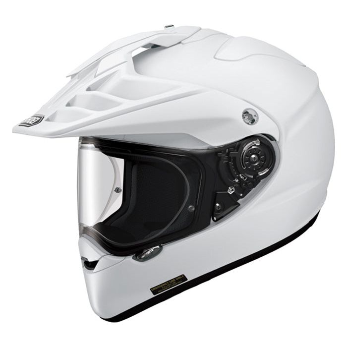 Shoei Hornet ADV Plain Full Face Helmet White