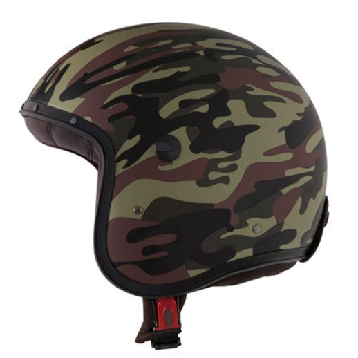 Caberg Freeride Commander Open Face Helmet Green Camo