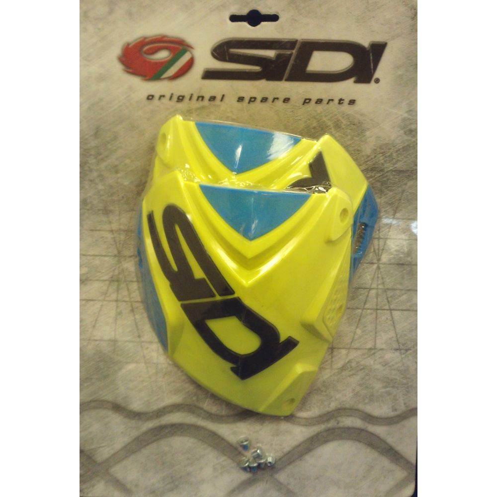 Sidi Crossfire 2 Shin Plate Fluo Yellow / Light Blue