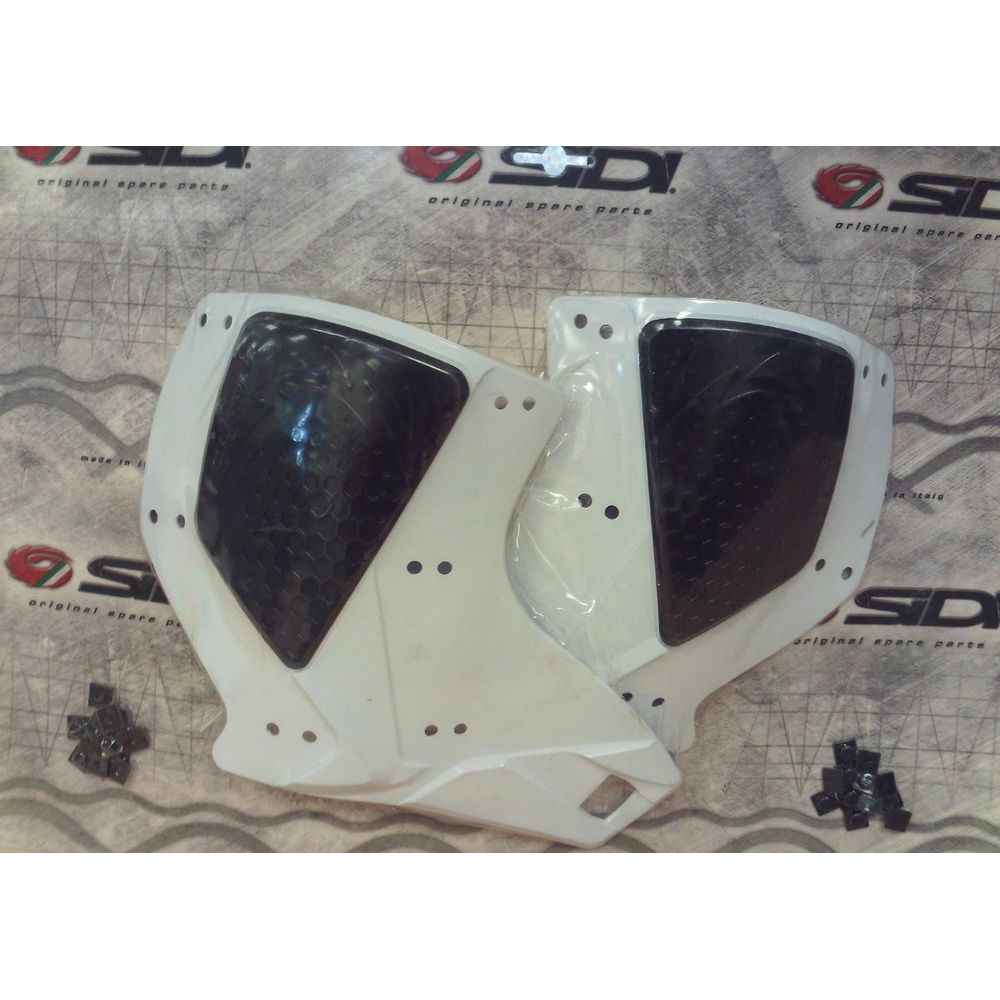 Sidi CF2 Calf Section White - Pair