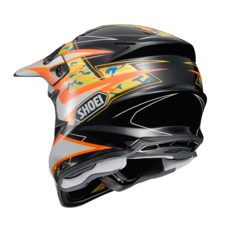 Shoei VFX-W Turmoil TC8 Off-Road Helmet Orange