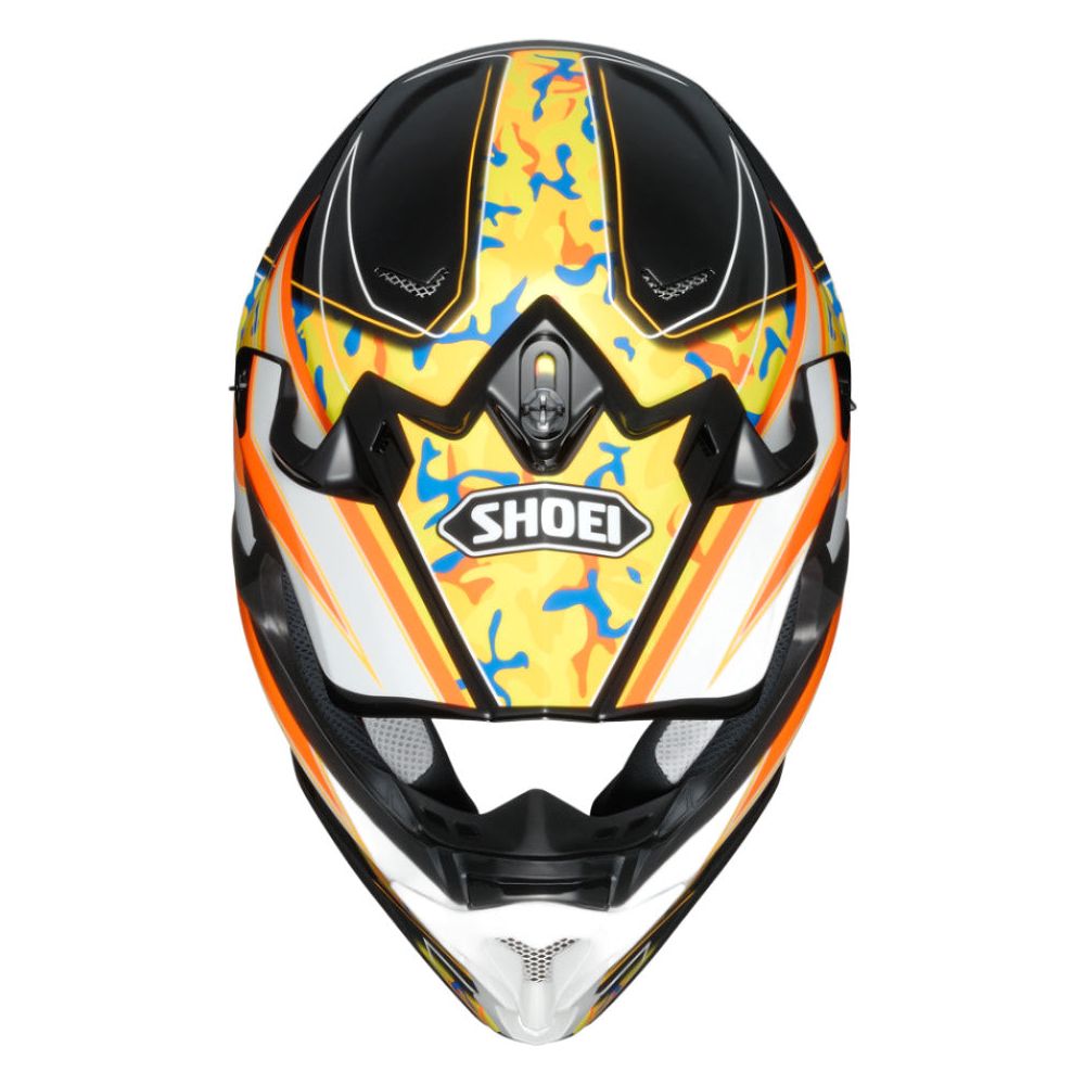 Shoei VFX-W Turmoil TC8 Off-Road Helmet Orange