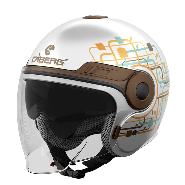 Caberg Uptown Lady Open Face Helmet Silver