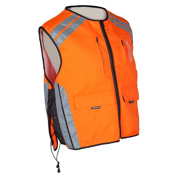 Spada Hi-Viz Waistcoat Vest With Pockets EN471 Orange