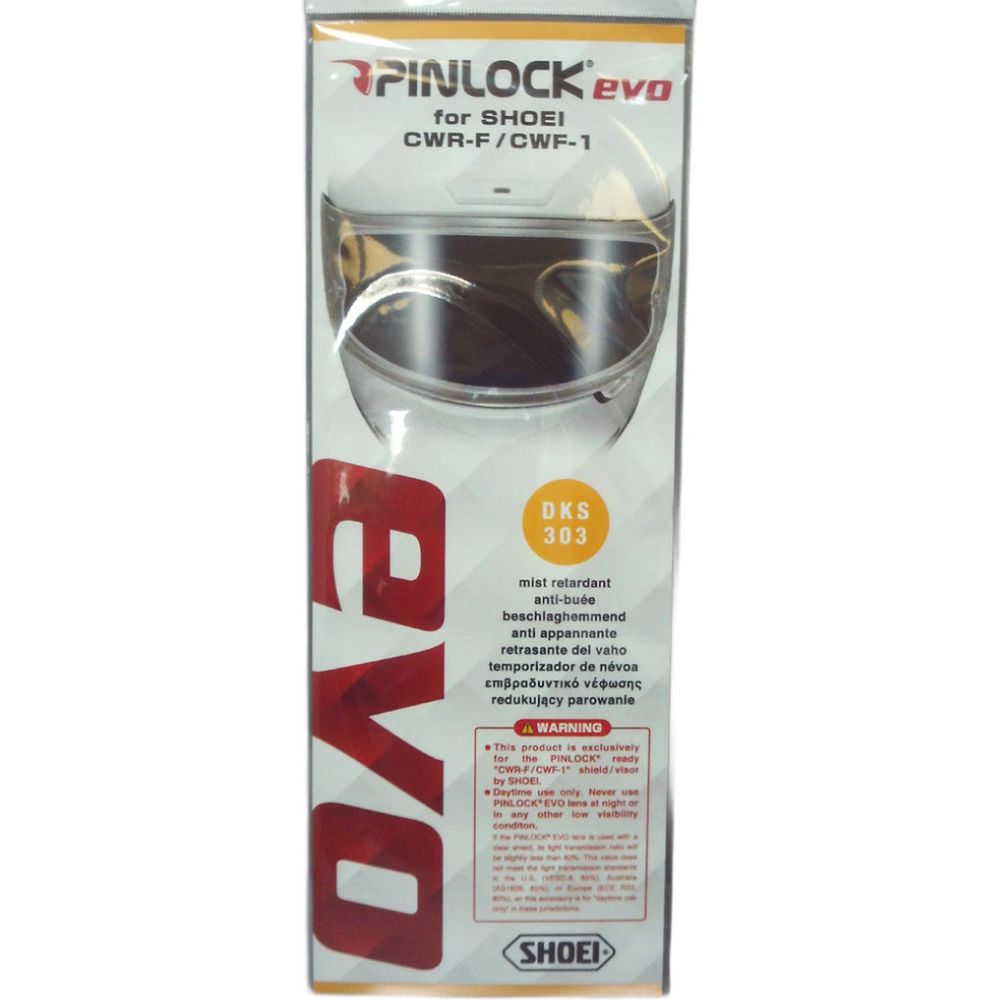 Pinlock Shoei Pinlock Insert-Clear CWR-F1 / CWF-1