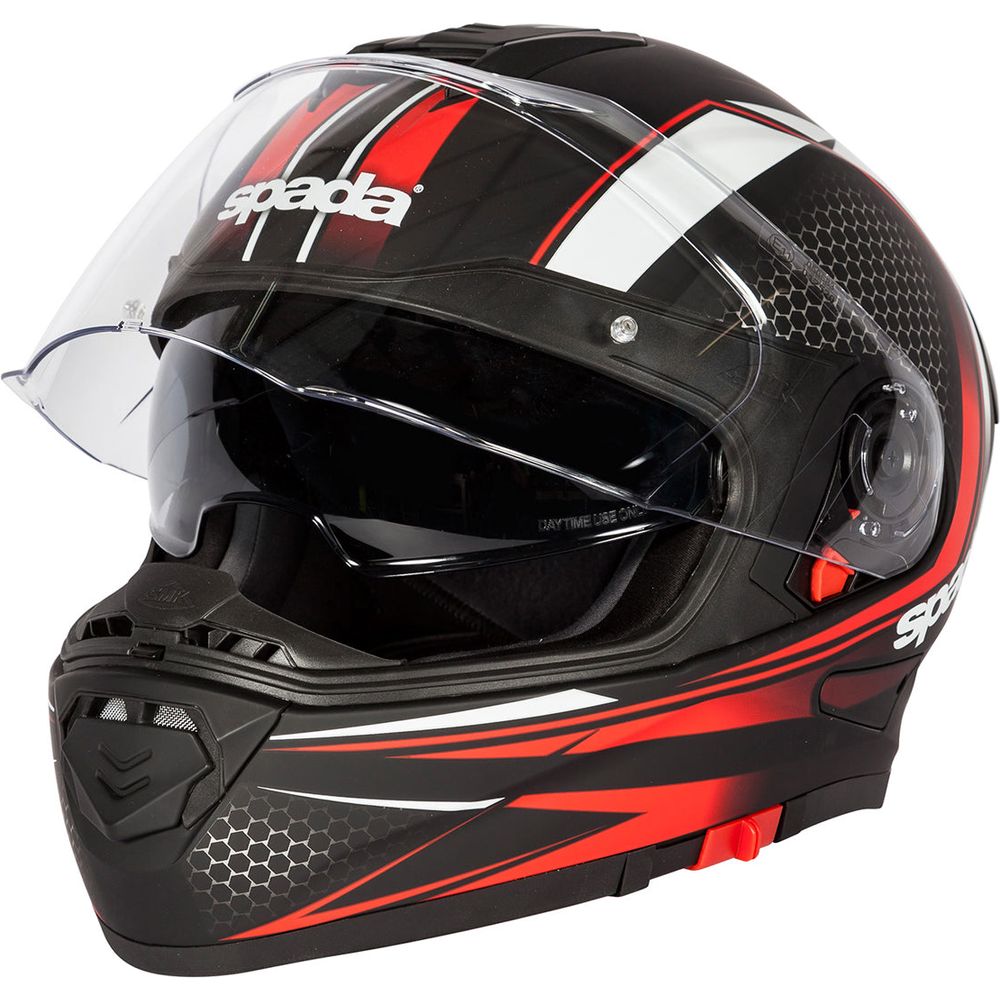 Spada RP-One Renegade Full Face Helmet Black / Red / White  - FREE UK Shipping, FREE 365 Day Returns | Moto Central