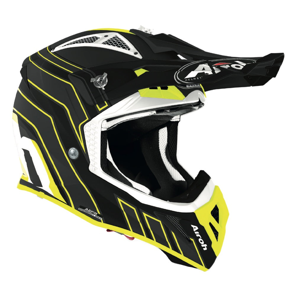 Airoh Aviator Ace Art Motocross Helmet Matt Black