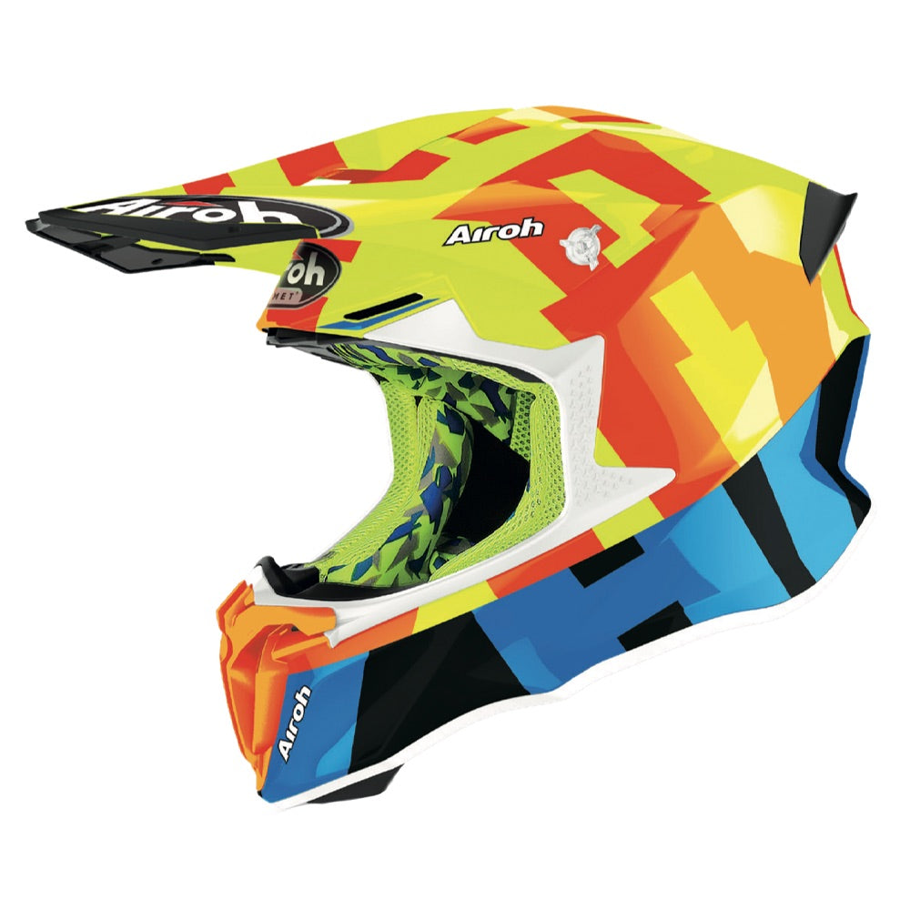 Airoh Twist 2.0 Frame Motocross Helmet Gloss Yellow