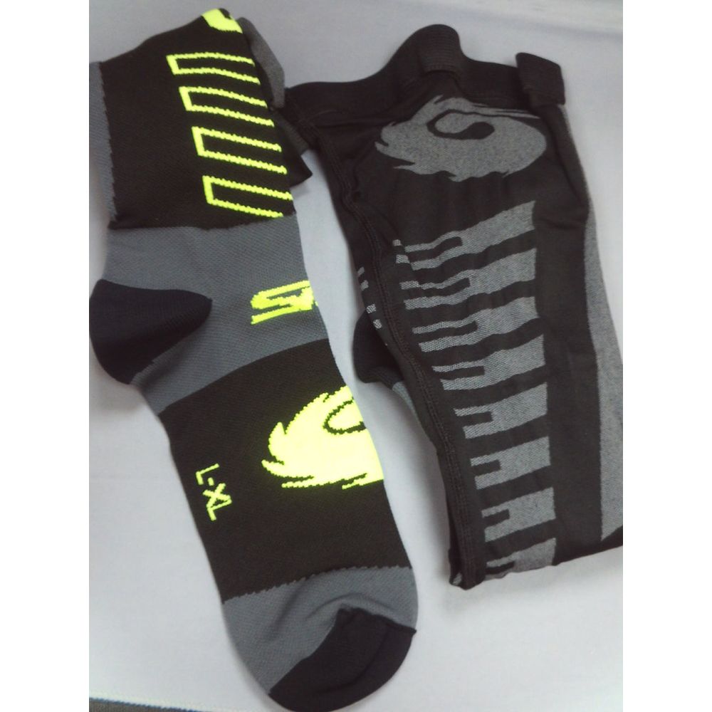 Sidi Cross Socks Extra Black / Fluo Yellow