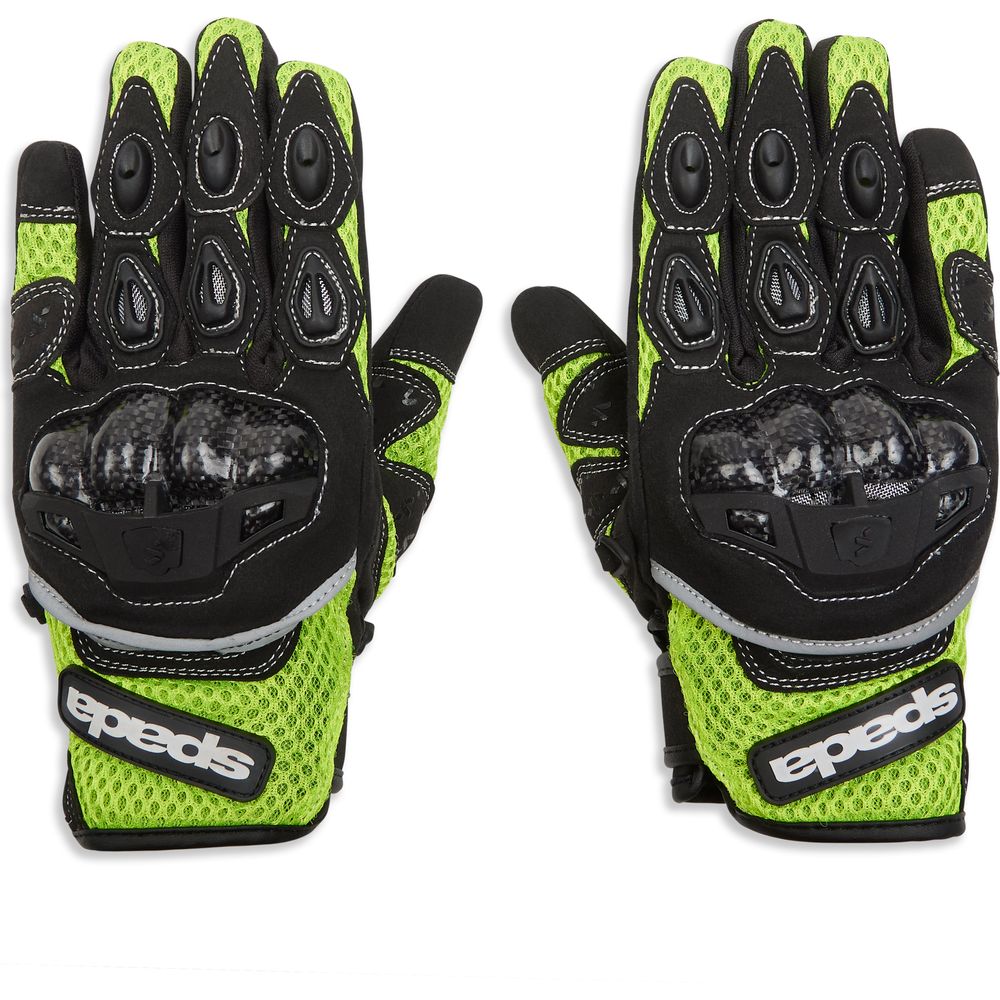 Spada MX-Air CE Textile Gloves Fluo Yellow