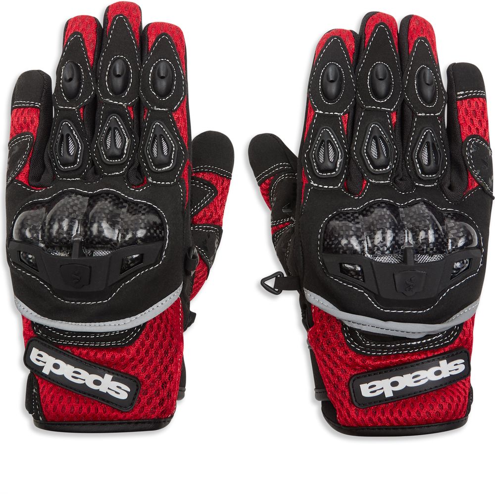 Spada MX-Air CE Textile Gloves Red