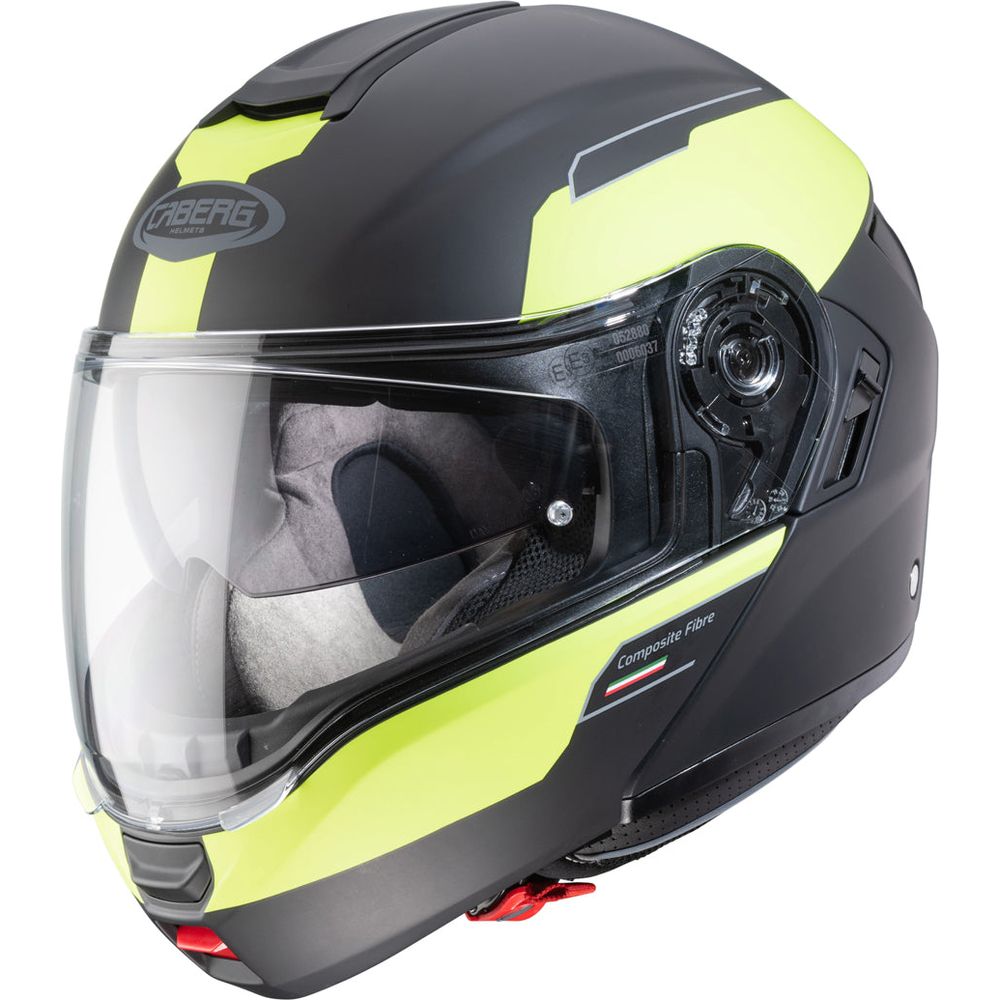 Caberg Levo Prospect Flip-Up Helmet Matt Black / Yellow