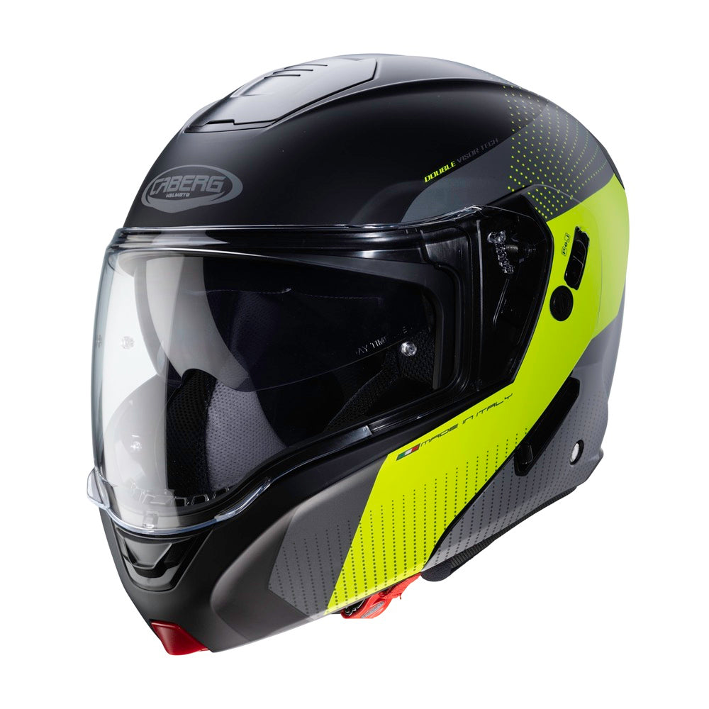 Caberg Horus Scout Flip-Up Helmet Matt Black / Yellow