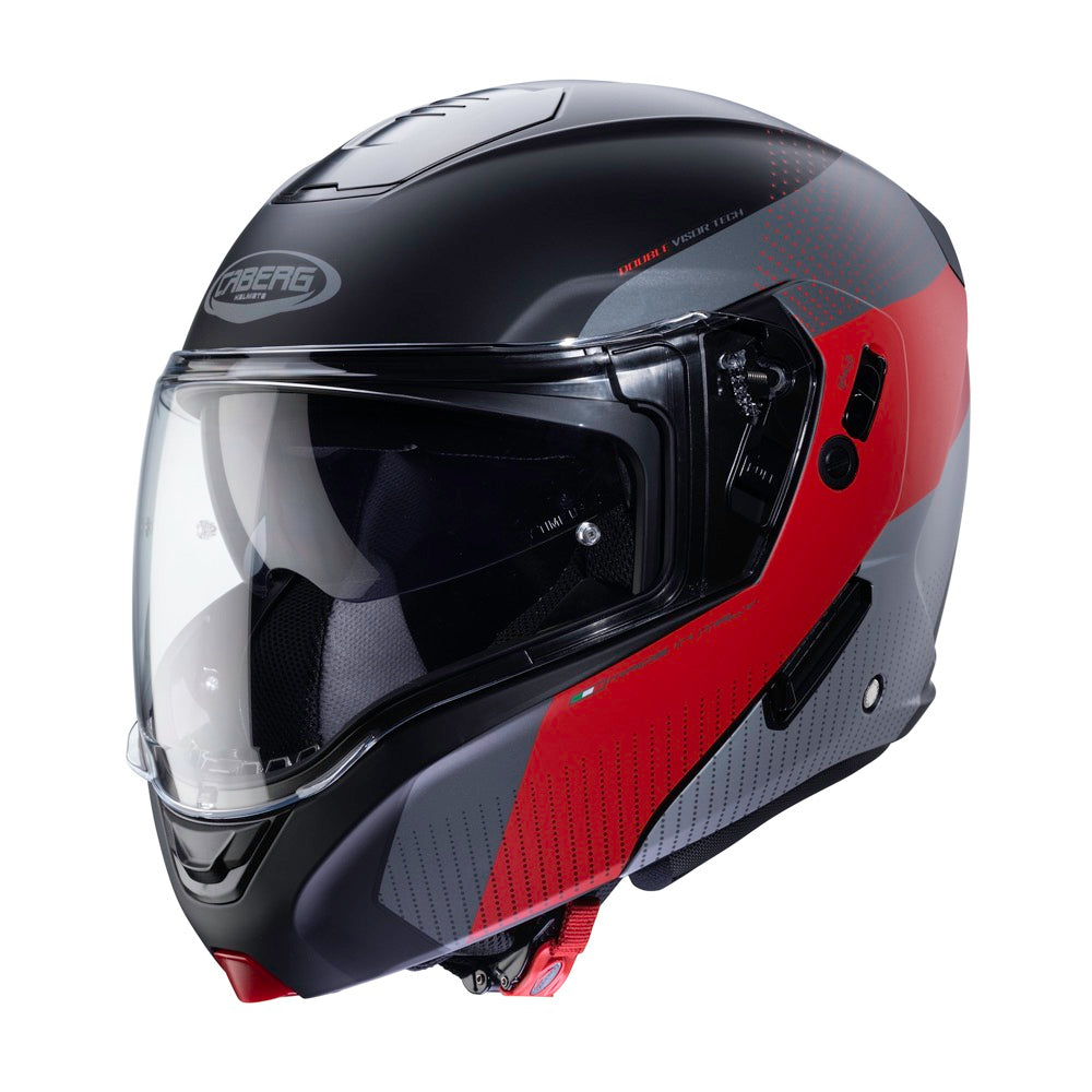 Caberg Horus Scout Flip-Up Helmet Matt Black / Red