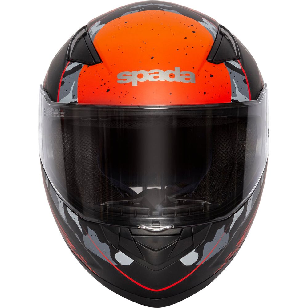 Spada Raiden Full Face Helmet Camo Orange