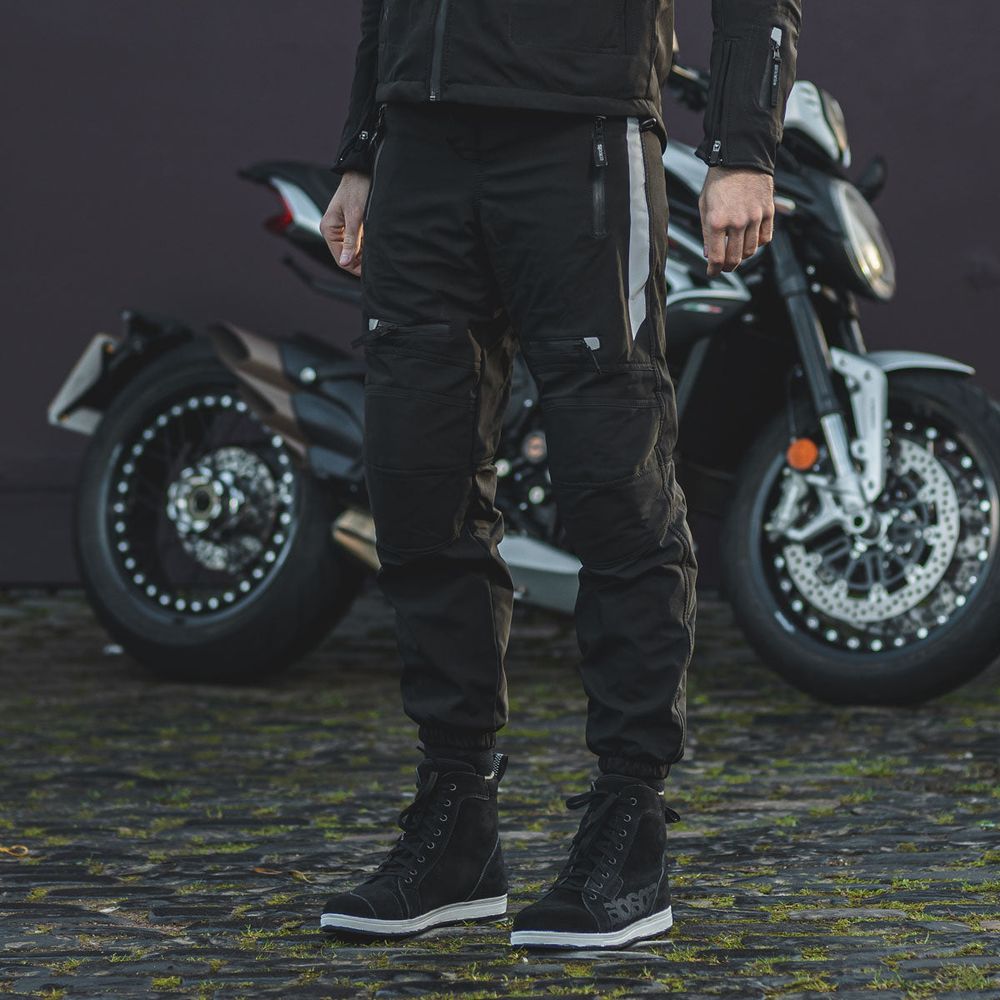 Spada Commute CE Textile Trouser Black - FREE UK Shipping, FREE 365 Day Returns | Moto Central