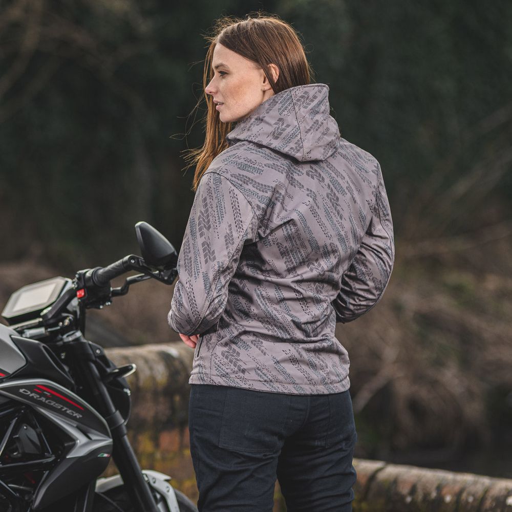 Spada Grid CE Ladies Textile Jacket Track Khaki - FREE UK Shipping, FREE 365 Day Returns | Moto Central