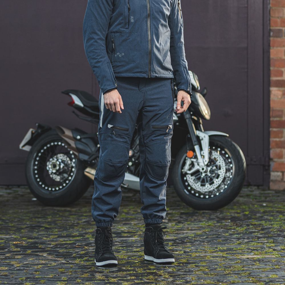 Spada Commute CE Textile Trouser Blue - FREE UK Shipping, FREE 365 Day Returns | Moto Central