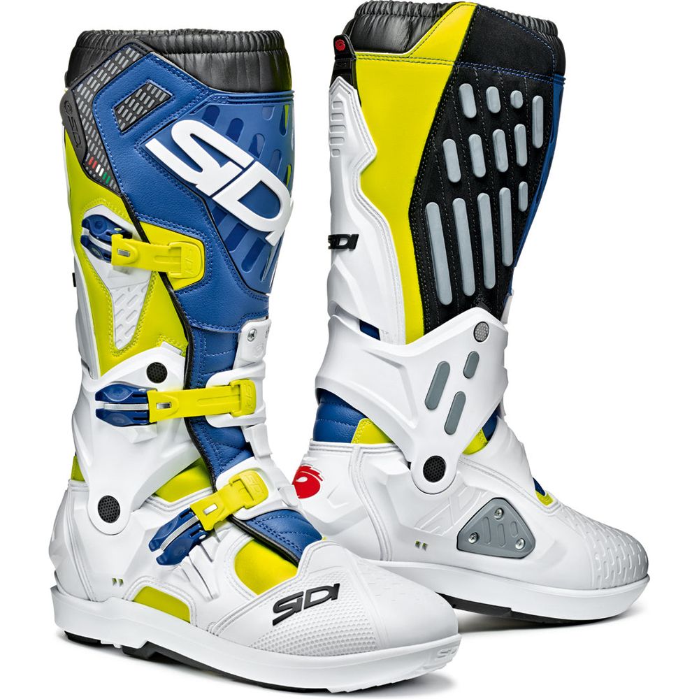 Sidi Atojo SRS CE Boots Fluo Yellow / White / Blue