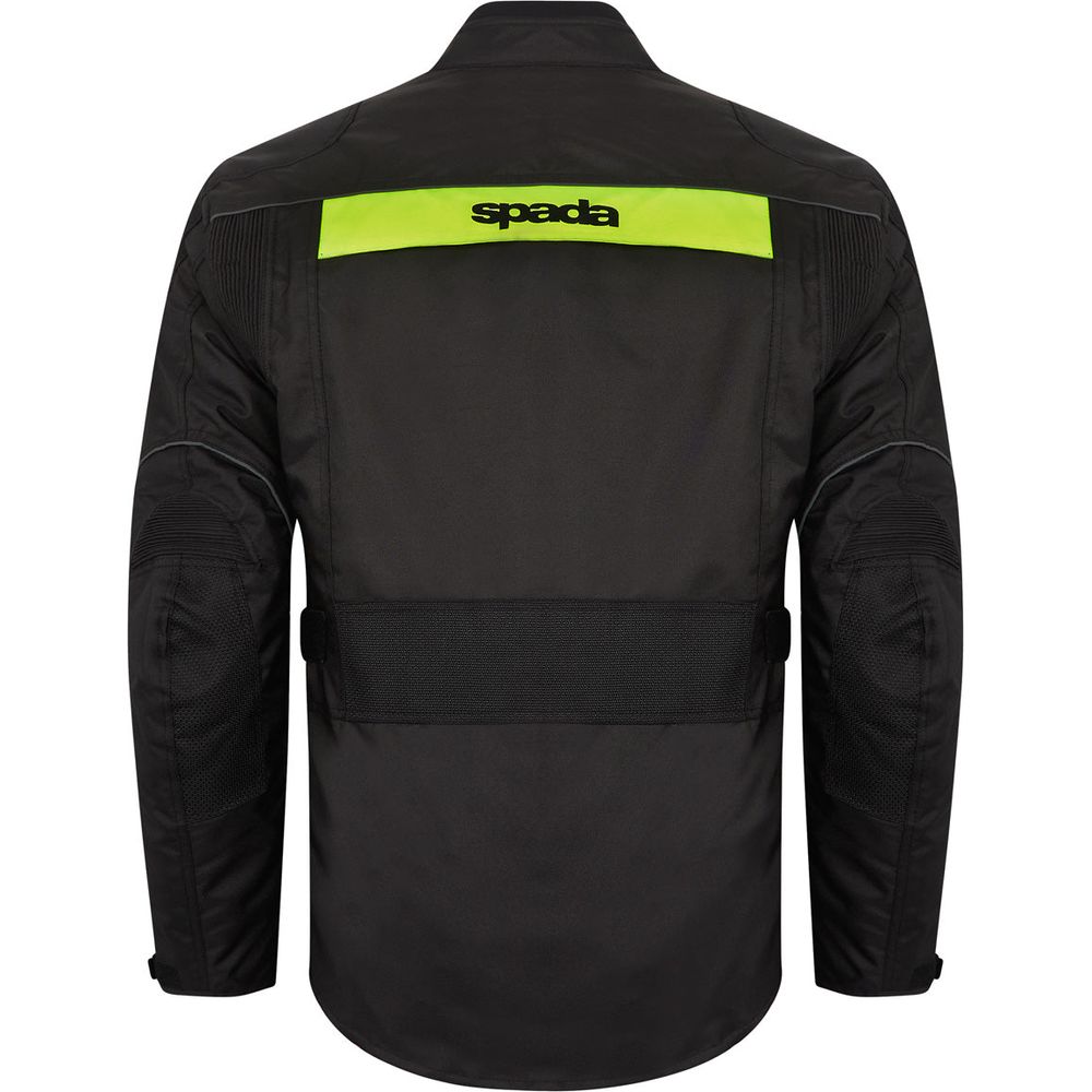 Spada Zorst CE Textile Jacket Black / Fluo Yellow