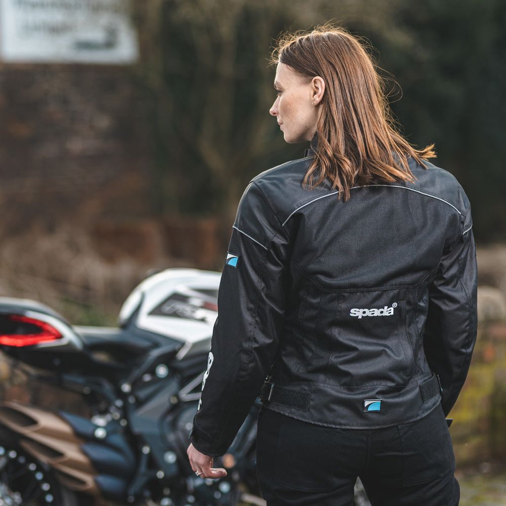 Spada Air Pro Seasons CE Ladies Textile Jacket Black - FREE UK Shipping, FREE 365 Day Returns | Moto Central