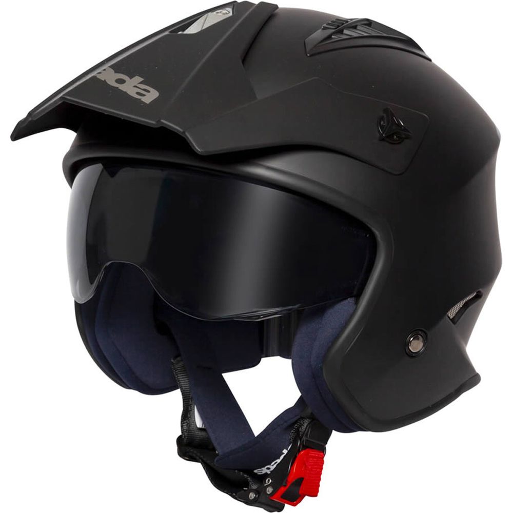 Spada Rock Open Face Helmet Black