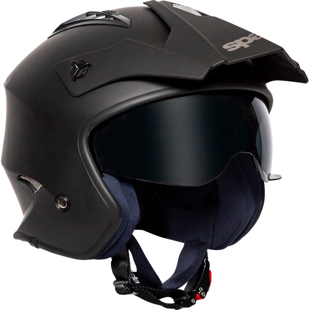 Spada Rock Open Face Helmet Matt Black