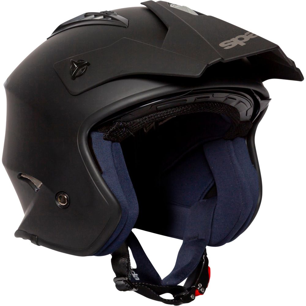 Spada Rock Open Face Helmet Matt Black