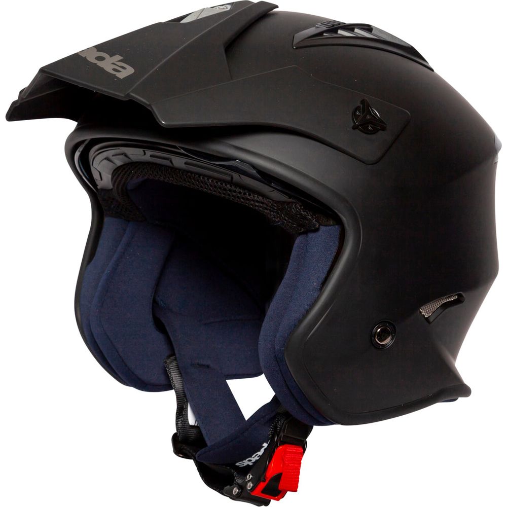 Spada Rock Open Face Helmet Matt Black