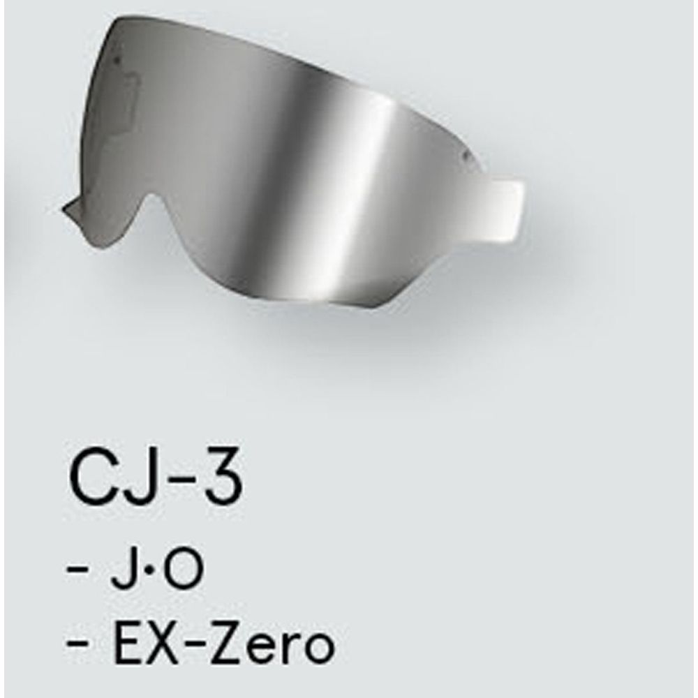 Shoei Visor J.O. / Ex Zero Internal Sun Visor Spec Silver CJ3