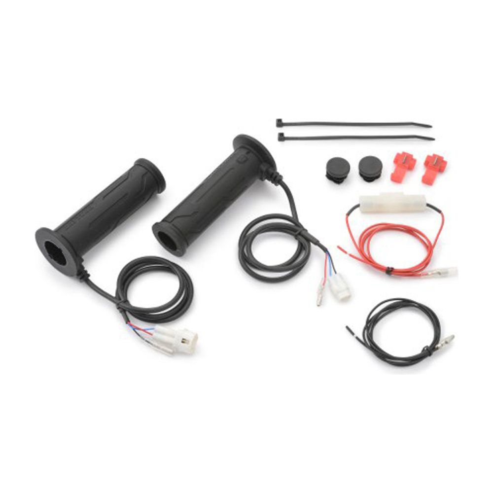 Daytona Heated Grips Black Open End 4 Level Built In For 12V 7/8" Bars Protection