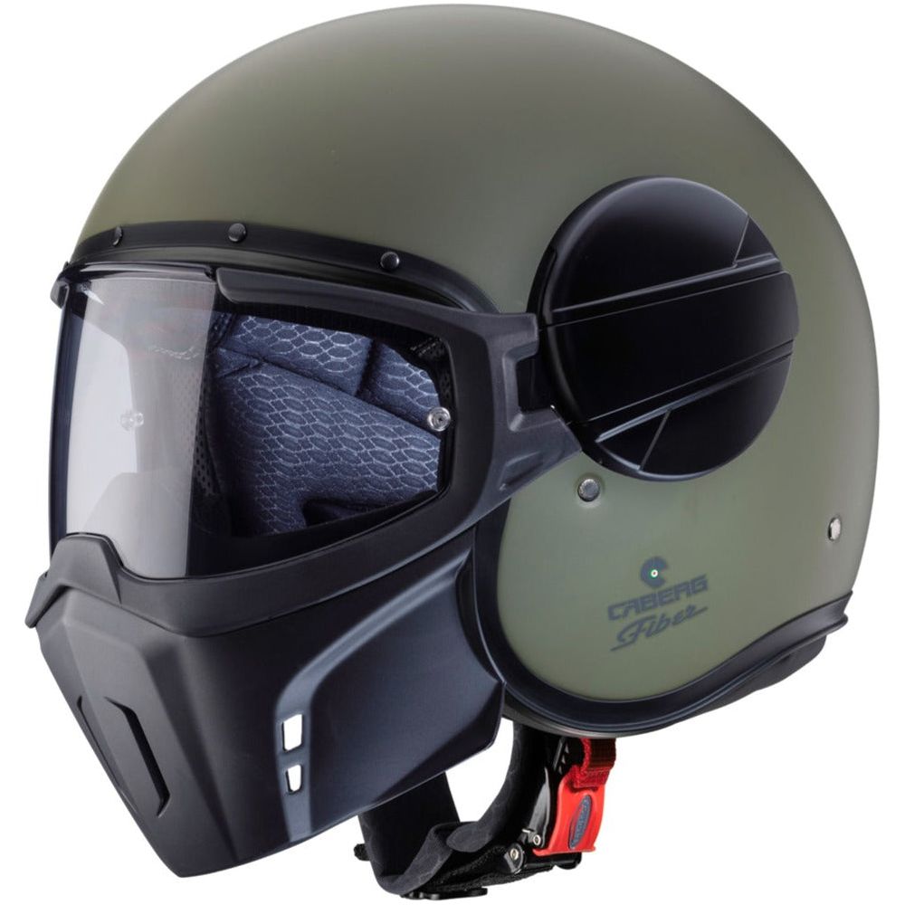 Caberg Ghost Plain Open Face Helmet Matt Military Green