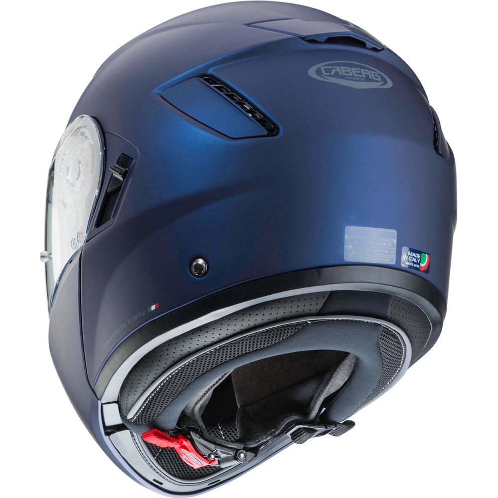 Caberg Levo Plain Flip-Up Helmet Matt Blue  - FREE UK Shipping, FREE 365 Day Returns | Moto Central