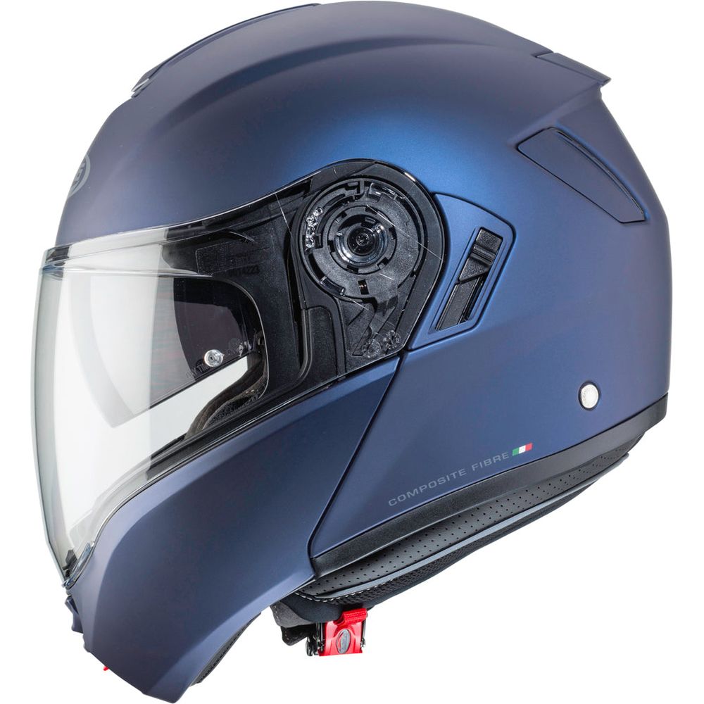 Caberg Levo Plain Flip-Up Helmet Matt Blue  - FREE UK Shipping, FREE 365 Day Returns | Moto Central